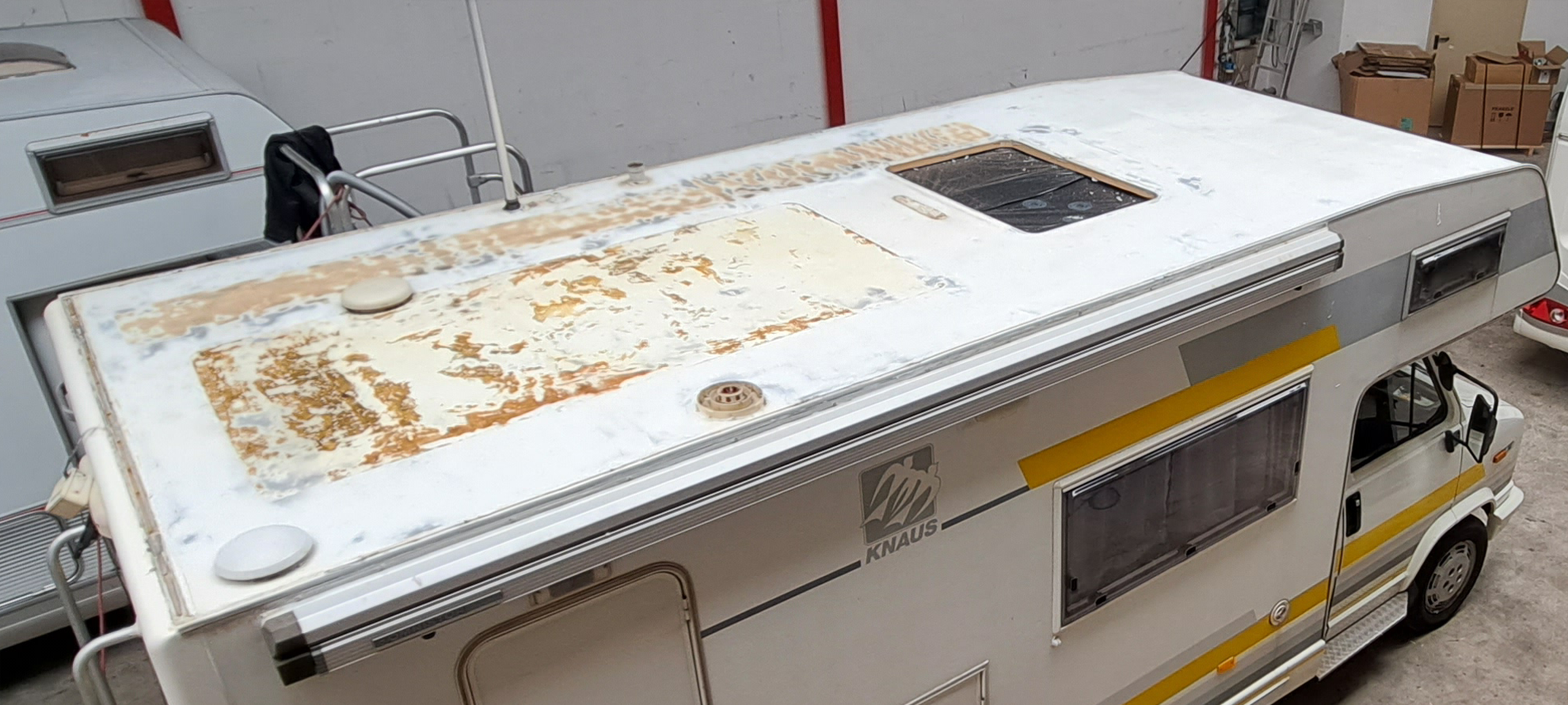 Membrapol Camper 260 - Dachversiegelung - 2 - waehrend 2